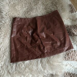 NWT EXPRESS faux leather skirt!
